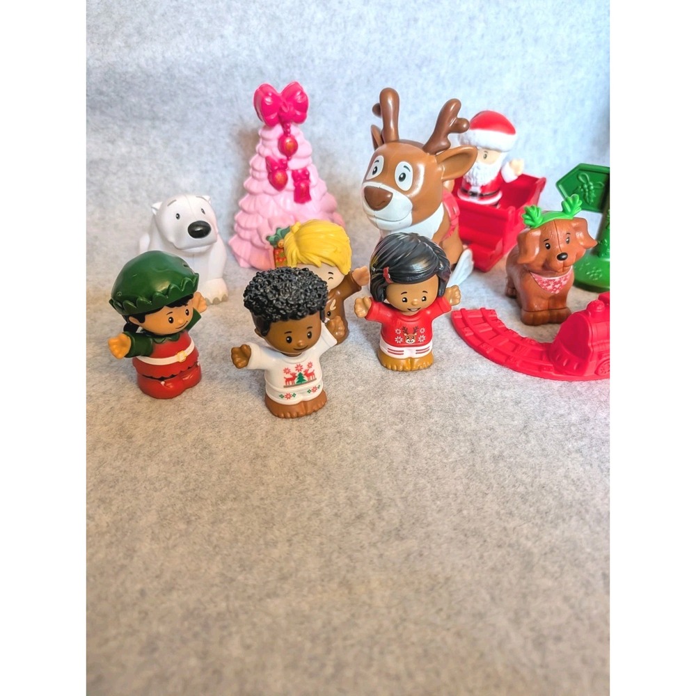 Little People Barbie Advent Calendar Replacement Parts Christmas Santa Reindeer - Picture 2 of 16